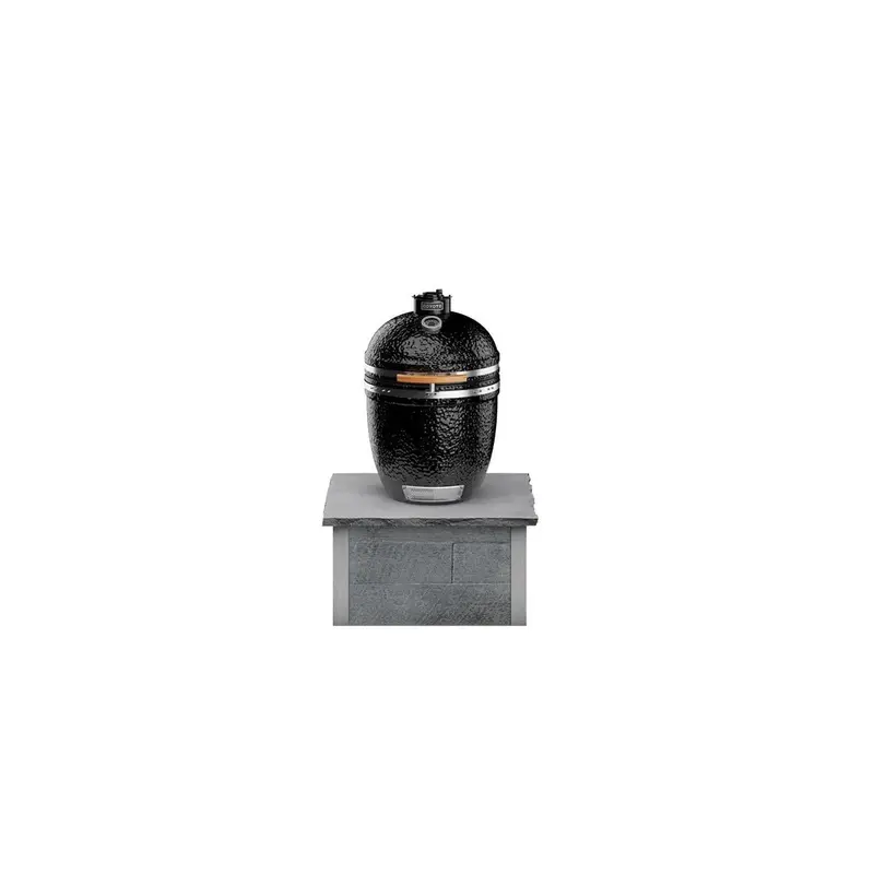 Coyote 3-Foot Gray Weathered Wood Rta Kamado Stand 1