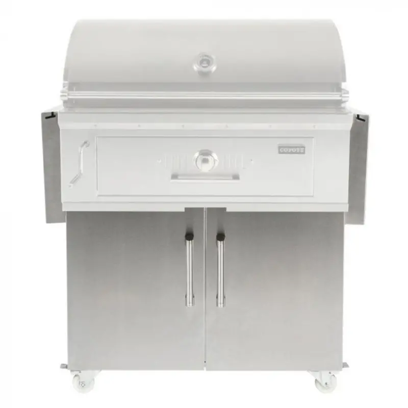 Coyote 36-Inch Charcoal Grill Stand With Cart Frame 1