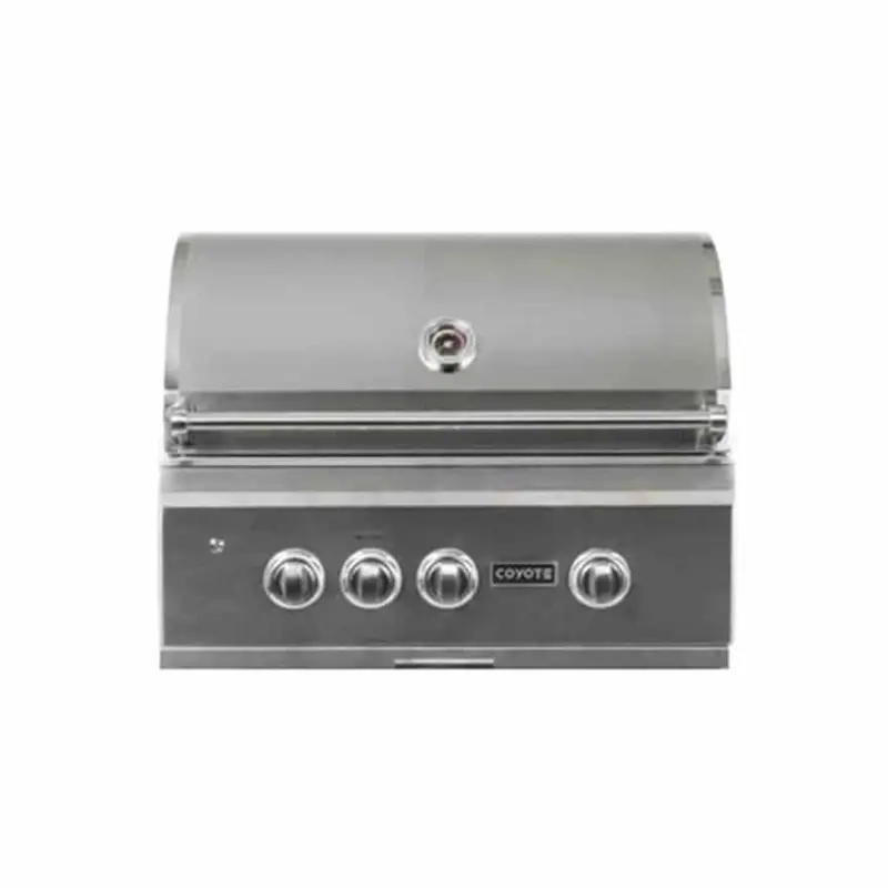 Coyote S-Series 30" 4-Burner Built-In Propane Gas Grill With Rapidsear & Rotisserie 1