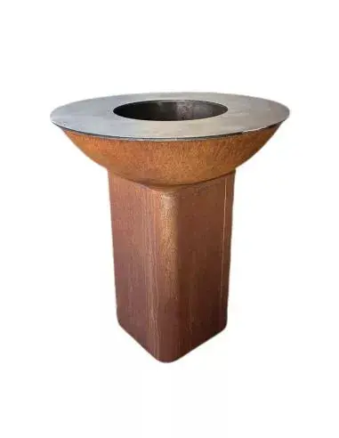 Curvo Corten Fire Pit – 84 Cm Diameter 1