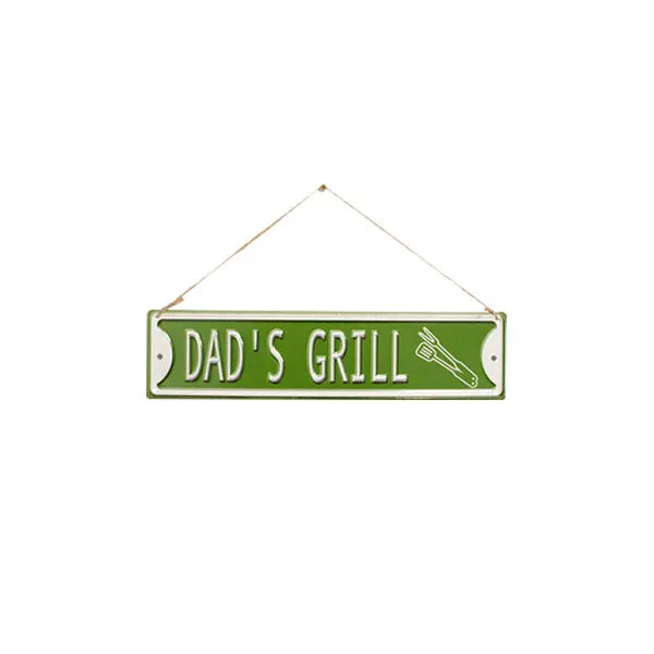 "Dad'S Grill" Barbecue-Themed Wall Decor 1