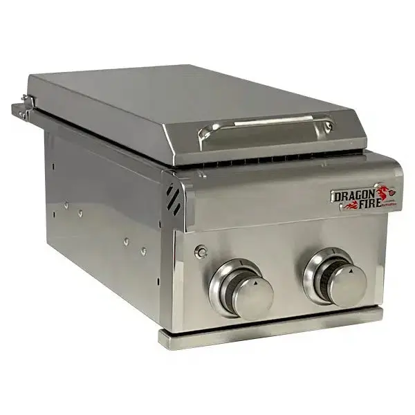 Dragon Fire 13-Inch Natural Gas Double Side Burner For Outdoor Cooking Stations 1