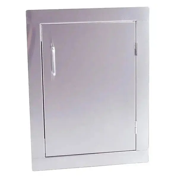 Dragon Fire 17-Inch Right-Opening Vertical Stainless Steel Single Door Cabinet 1