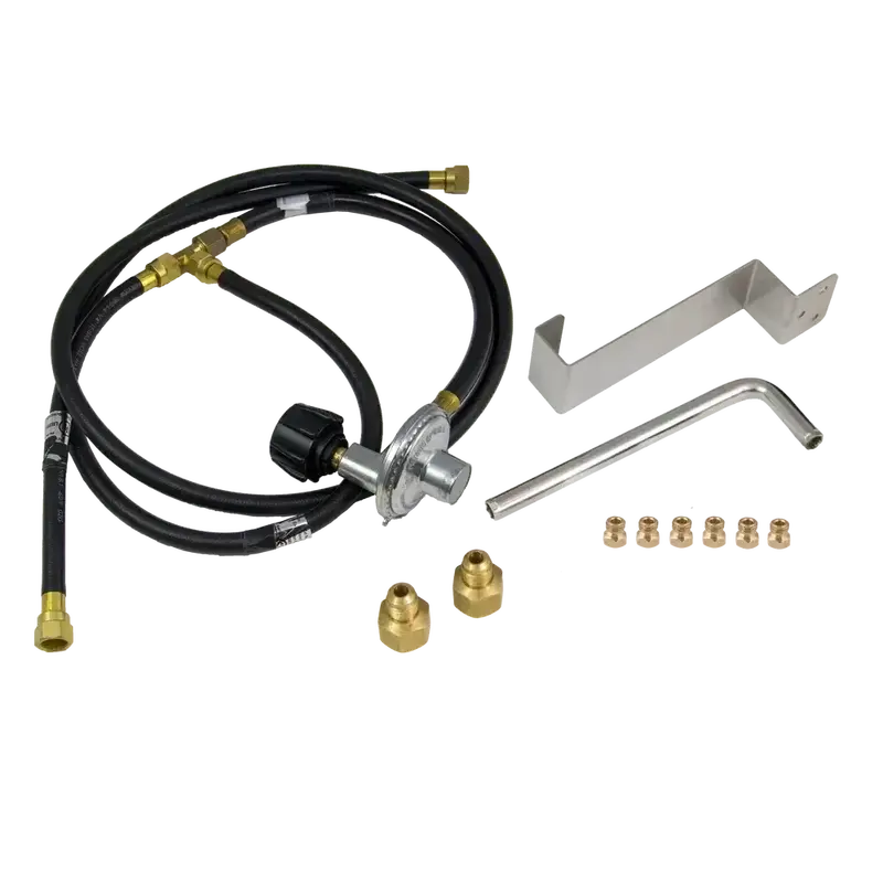 Dual-Outlet Liquid Propane Conversion Kit For Saber Ez Grills (2017+ Models) 1