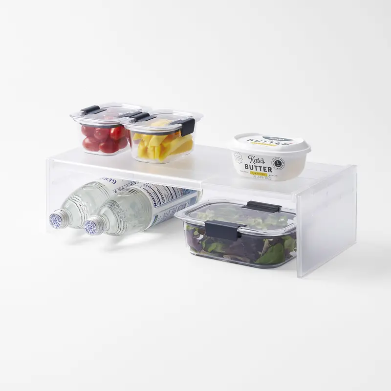 Dual-Position Adjustable Refrigerator Shelf 1