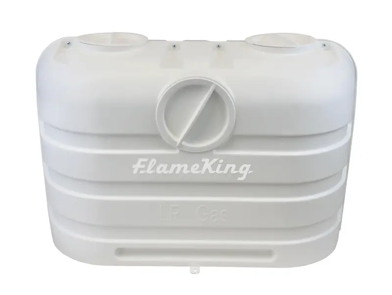 Dual-Tank Protective Cover For 20Lb Lp Propane Cylinders – Flame King Rv & Trailer Accessory 1