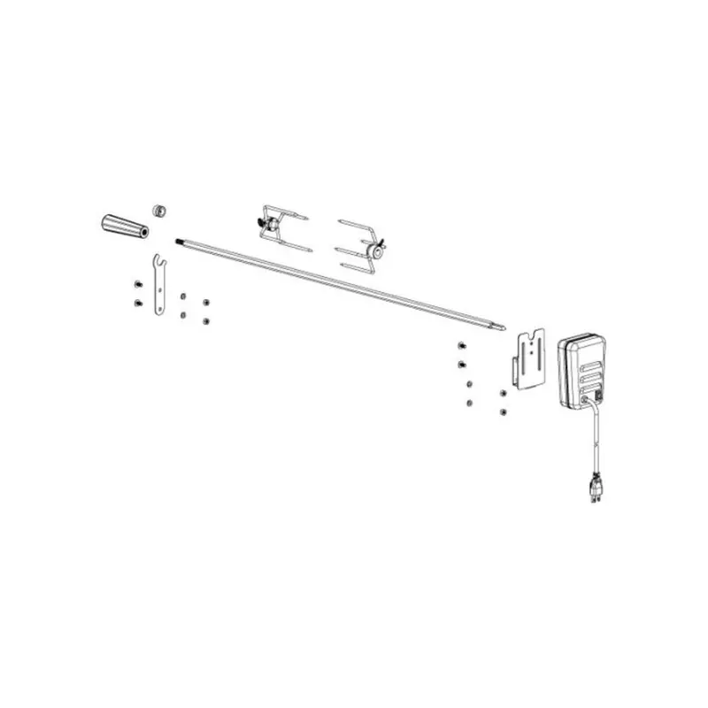 Eagle Series 26-Inch Rotisserie Kit For Artisan Grills 1