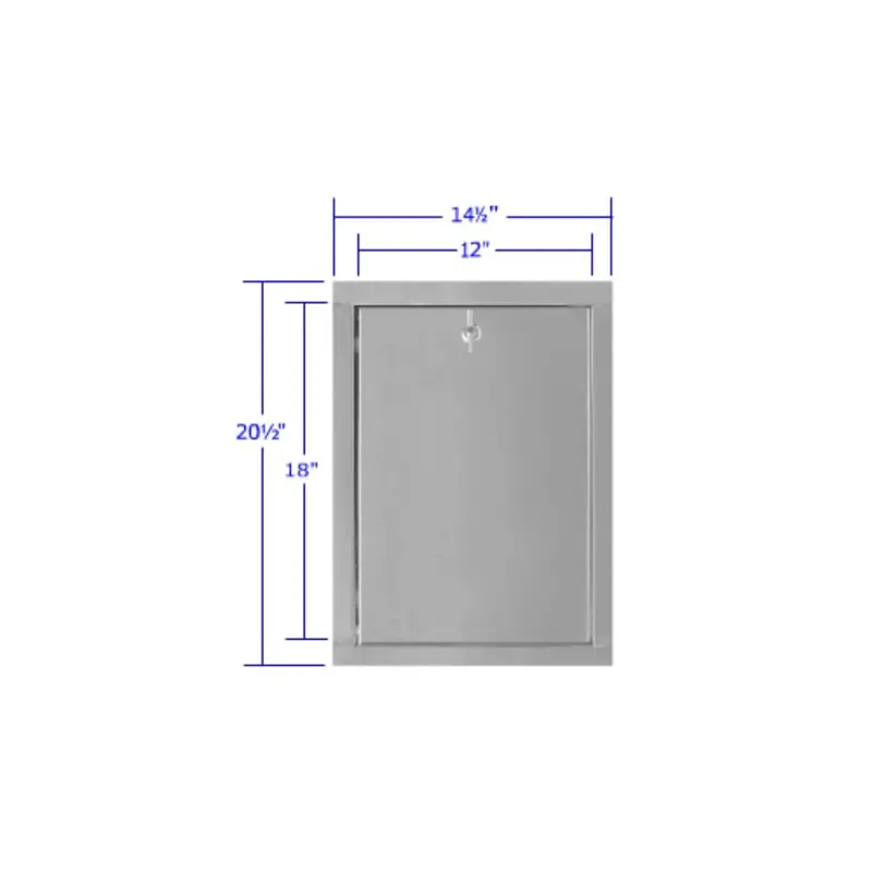 Electrichef 18" X 12" Stainless Steel Trash Access Door 1