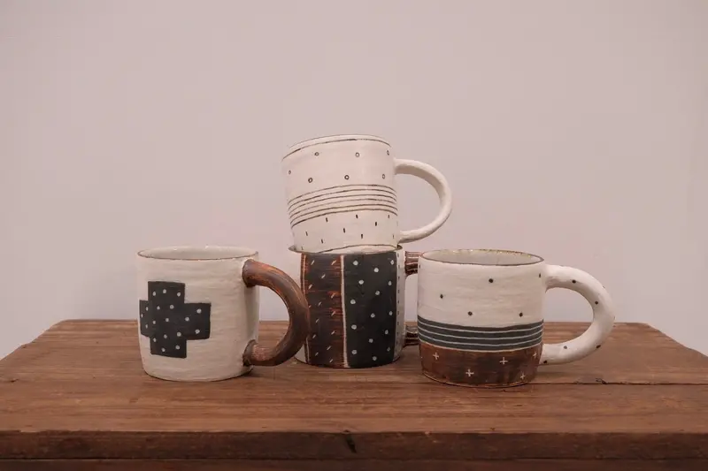 Emishi Kobo Straight-Sided Ceramic Mug – Minimalist Design (Model Ek06) 1