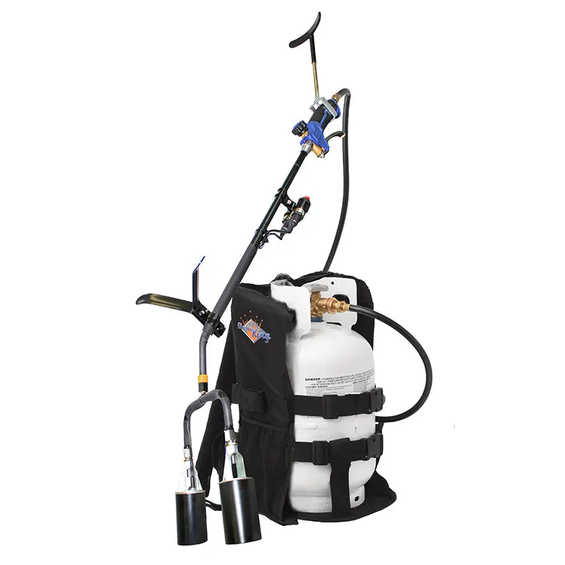 Flame King 10 Lb Propane Bundle – 1 Million Btu Torch And Standard Propane Backpack 1