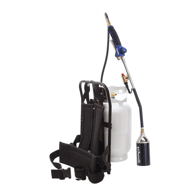 Flame King 10 Lb Propane Bundle – 340,000 Btu Torch And Metal Propane Backpack 1