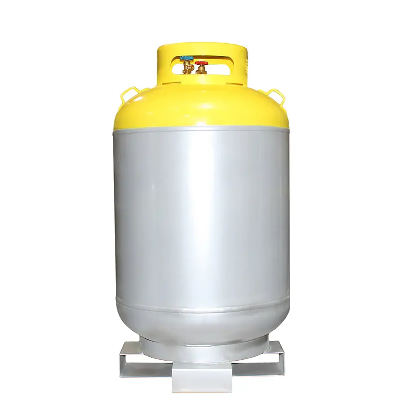 Flame King 1000 Lb Refrigerant Recovery Cylinder – 260 Psi Rated With Forklift-Compatible Base 1