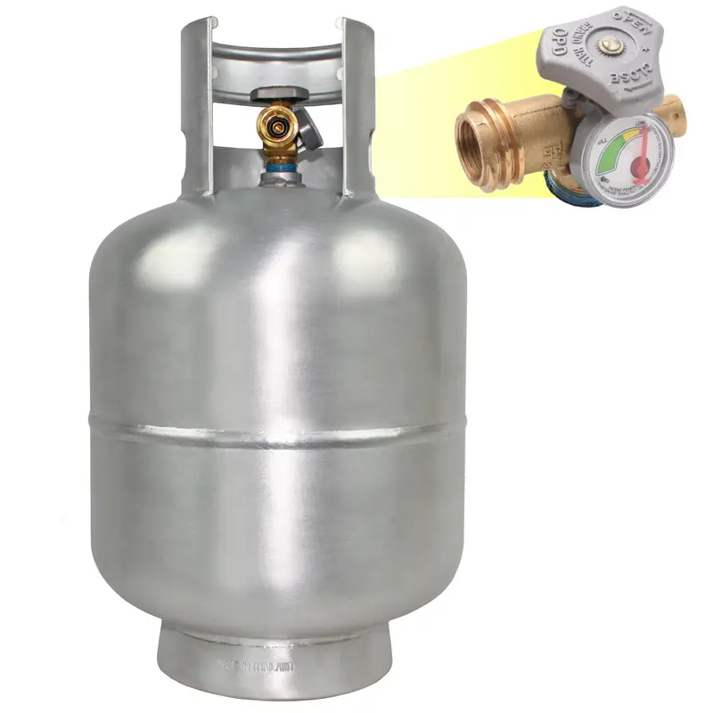 Flame King 20 Lb Lightweight Aluminum Propane Tank With Opd Valve And Level Gauge 1