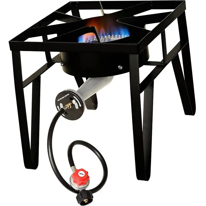 Flame King 200,000 Btu Heavy-Duty Single-Burner Propane Cooker 1
