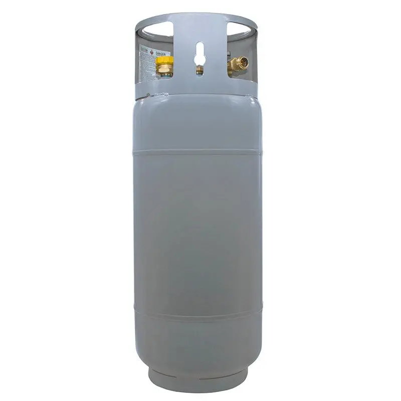 Flame King 43.5 Lb Forklift-Specific Steel Propane Cylinder – Includes Pressure Gauge 1