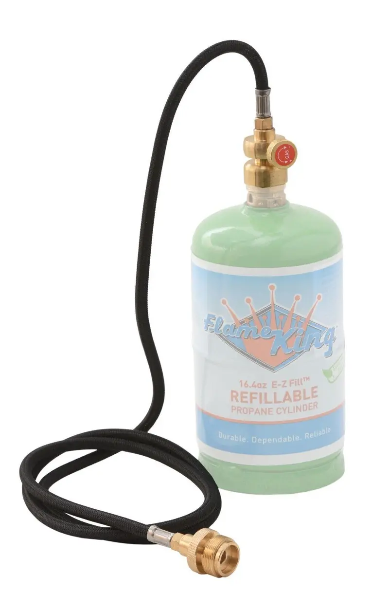 Flame King 5-Foot Flexible Extension Hose For 1-Lb Propane Cylinders 1