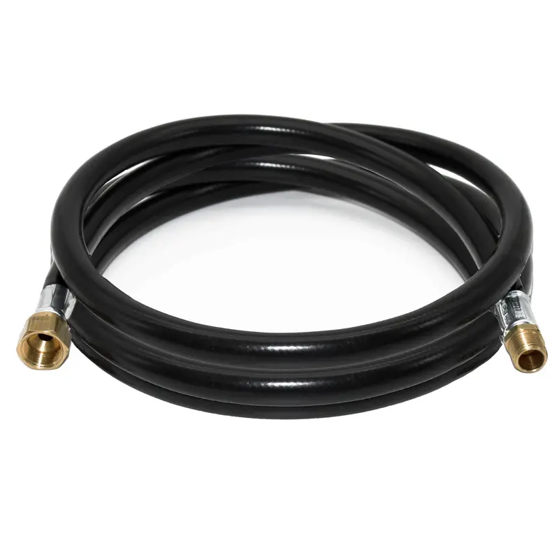 Flame King 96" Thermoplastic Lp/Natural Gas Hose Assembly – 3/8" Id 1