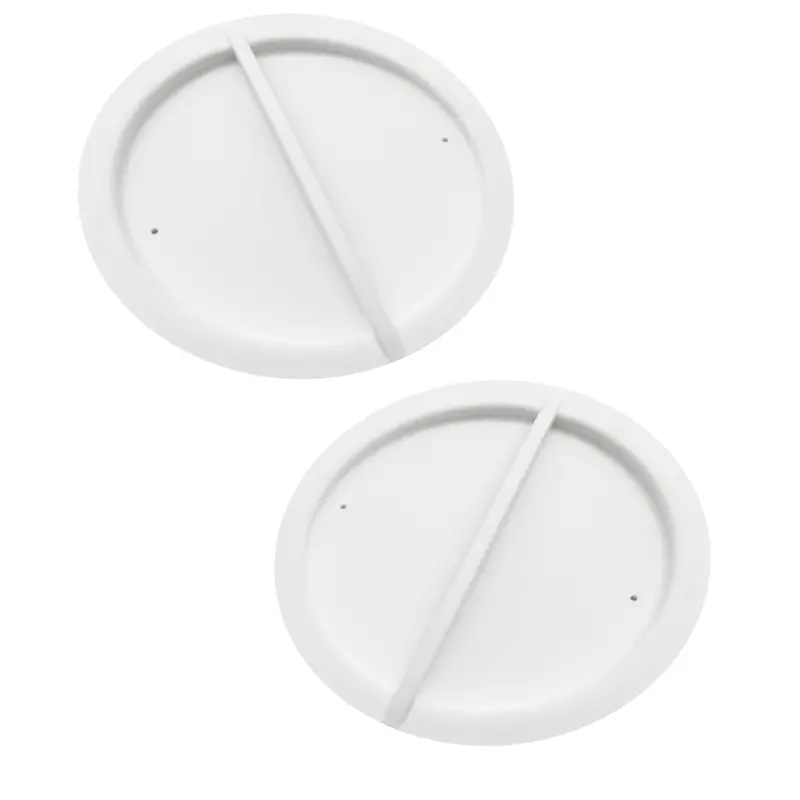 Flame King Dual Propane Tank Cover Replacement Caps (2-Pack, White) 1