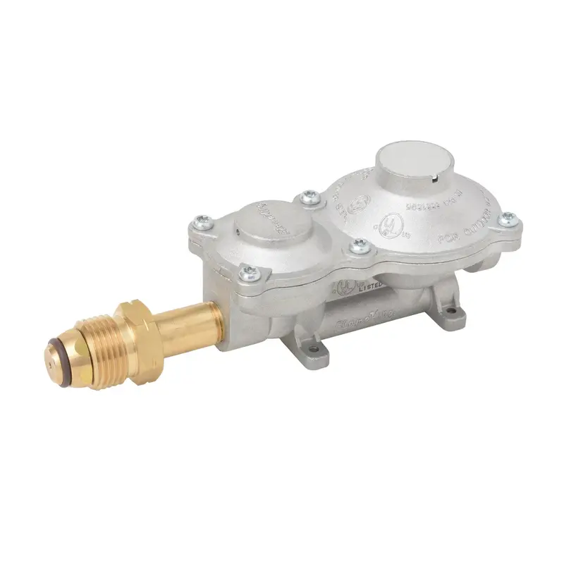 Flame King Horizontal 2-Stage 160,000 Btu Propane Regulator (Super Compact Design) 1