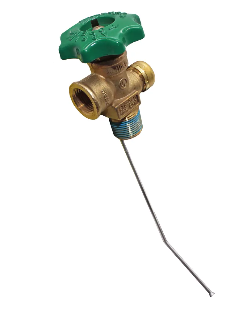 Flame King Pol Valve Compatible With 100 Lb Horizontal (Hog) Propane Cylinders 1