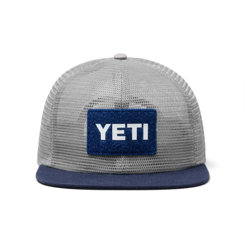 Flat-Brim Breathable Mesh Performance Hat 1