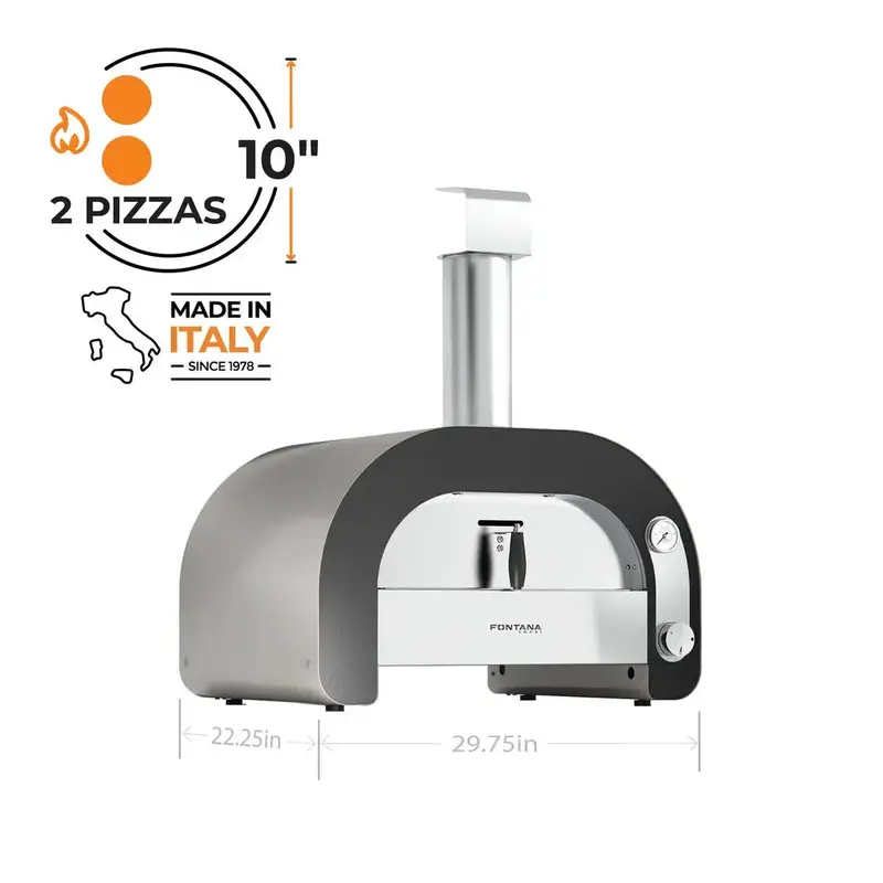Fontana Forni Maestro 60 Gas-Only Countertop Pizza Oven 1