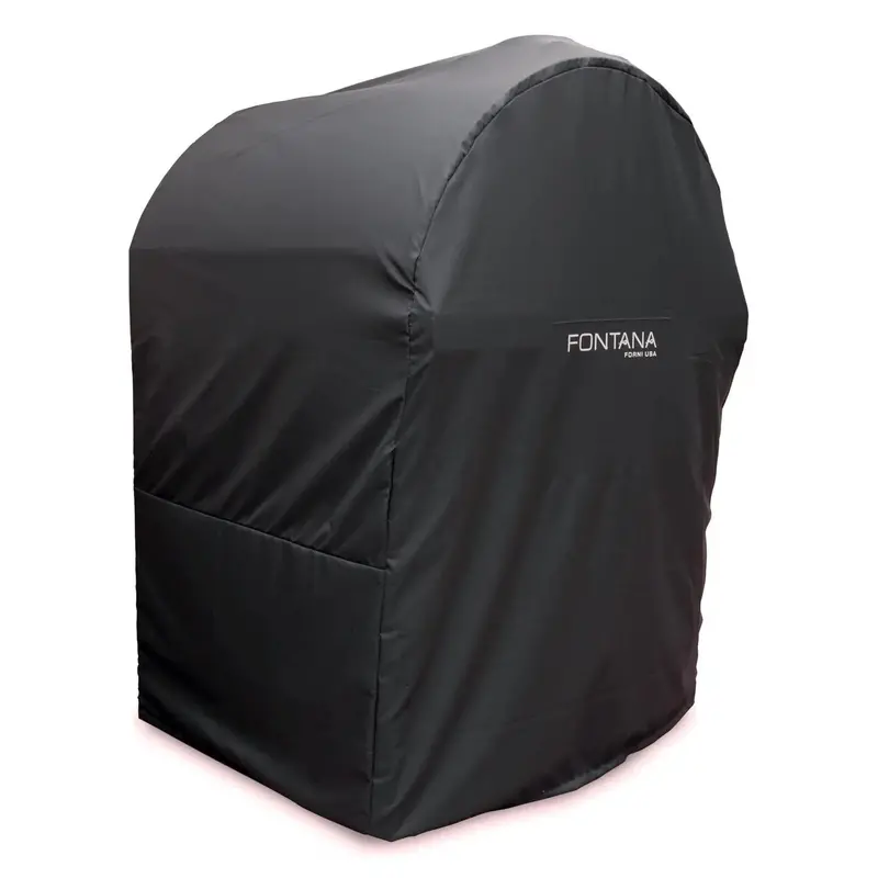 Fontana Forni Single-Chamber Cover For Margherita Pizza Oven On Mobile Cart 1
