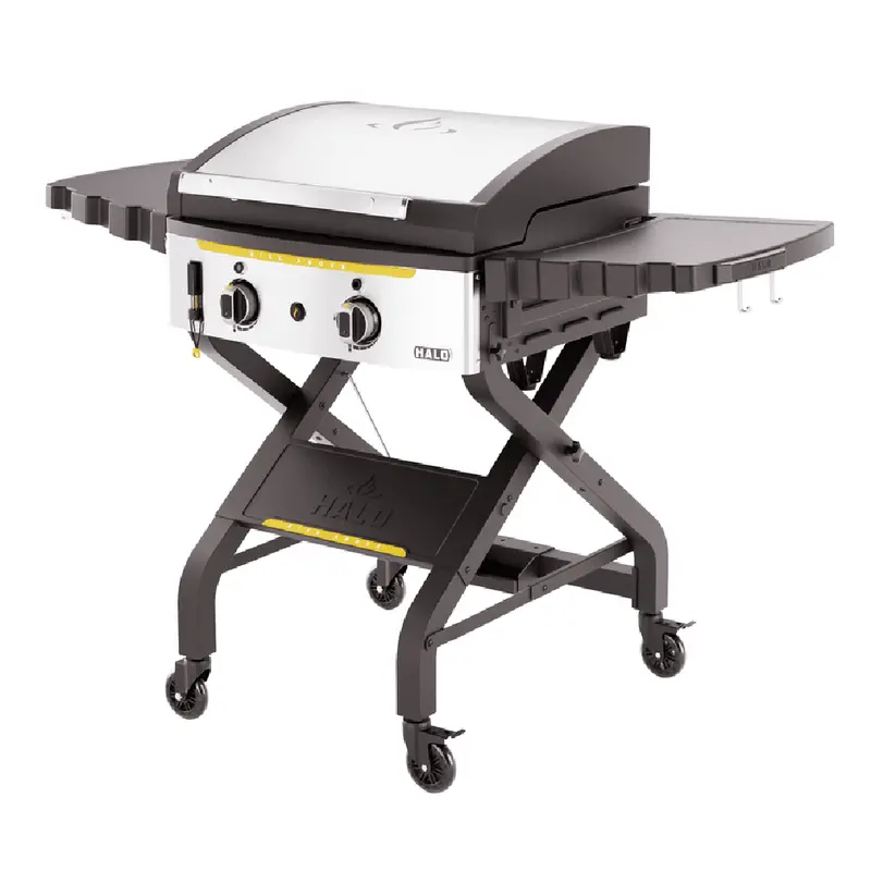 Halo Elite Freestanding 2-Burner Outdoor Gas Griddle – Four-Zone Adjustable Heat 1