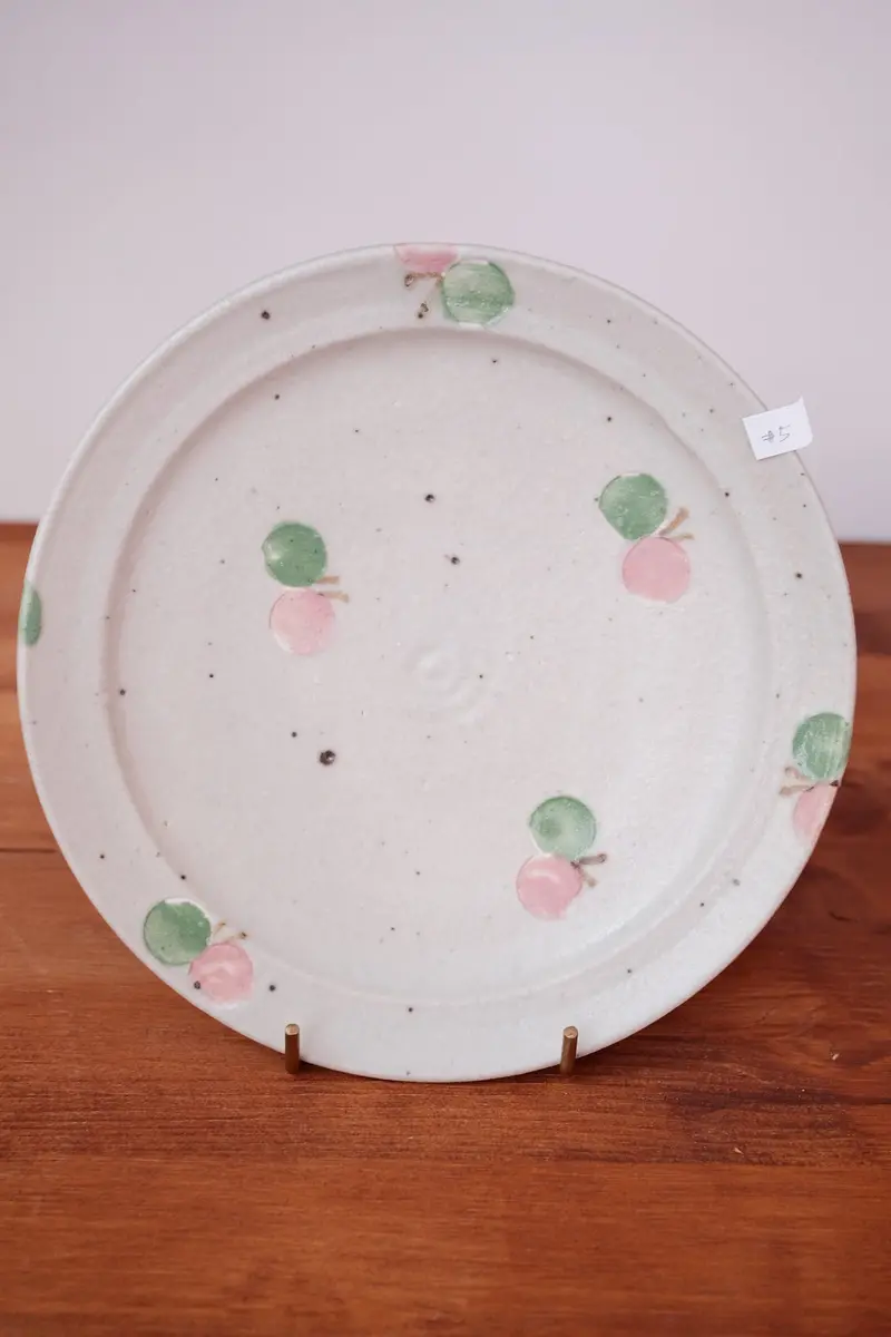 Haruko Harada 17Cm Round Ceramic Plate – Hh27 Series, Design #5 1