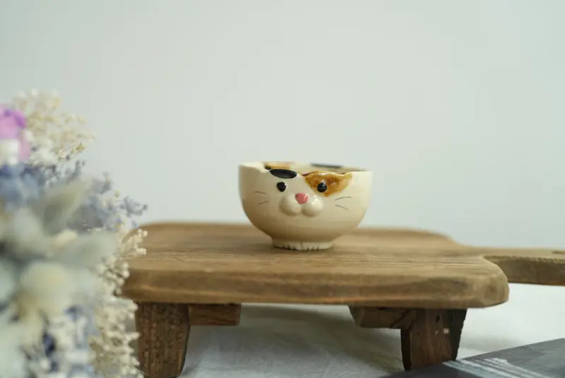 Harunyaaa Spring Vegetable Cat Sake Cup Hy18-1 Variant #2 1