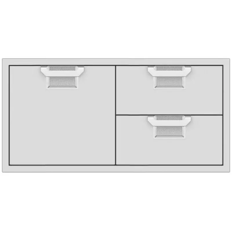 Hestan 42-Inch Aspire Dual-Drawer & Cabinet Storage Center 1
