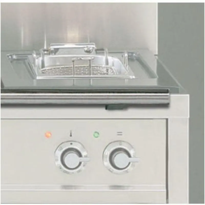 Ilve Factory-Installed Chrome Tubular Upper Handrail For Cooking Ranges 1