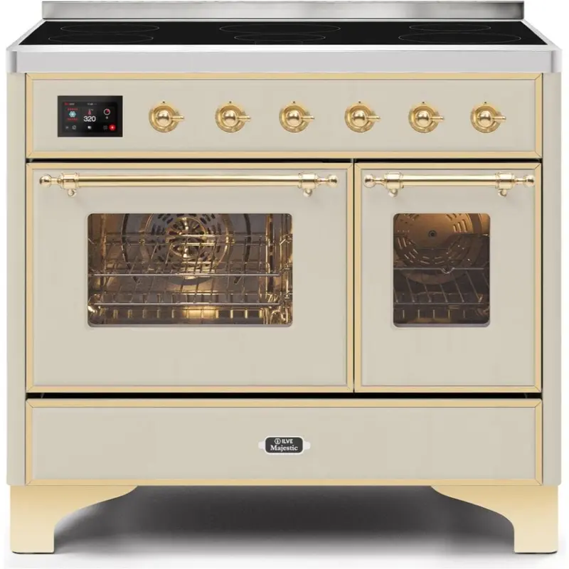 Ilve Majestic Ii 40-Inch 6-Burner Freestanding Electric Range With Trim 1