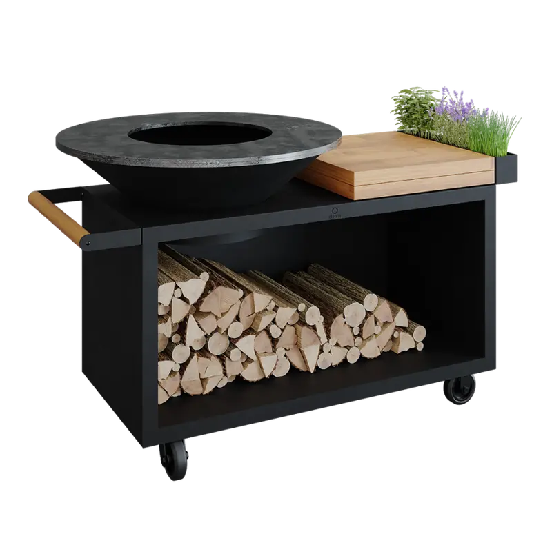 Island Black 100 Pro With Teak Wood Finish 1