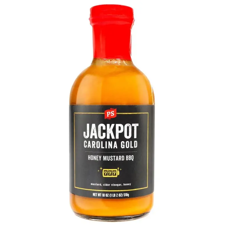 Jackpot Carolina Gold Bbq Sauce – 18 Oz Mustard-Based Southern Favorite 1