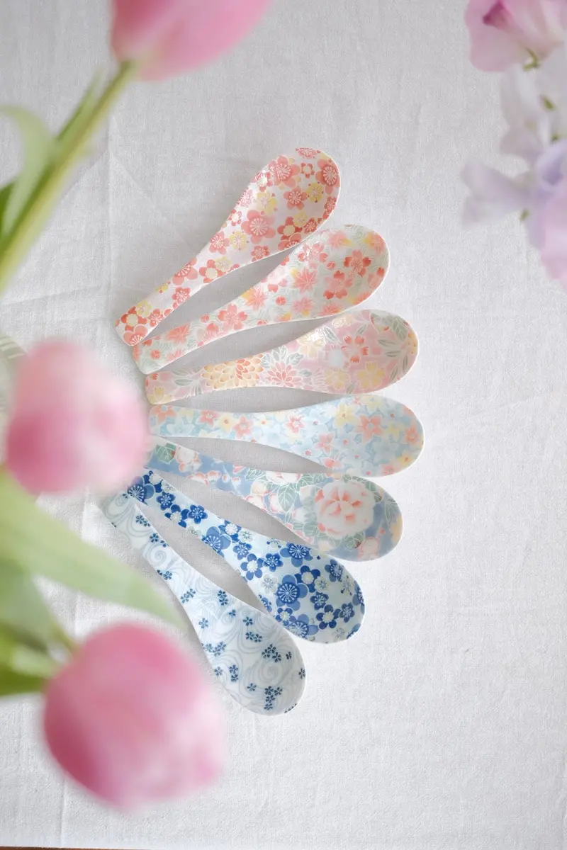 Japanese Handmade Ceramic Soup Spoon 1
