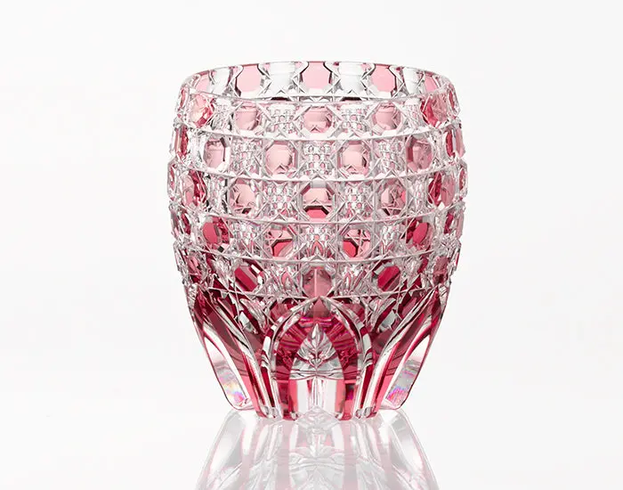 Kagami Crystal Edo Kiriko Whiskey Glass – Saika Design 1