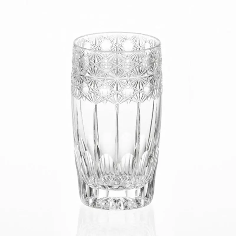 Kagami Crystal Slim Edo Kiriko Glass – 'Koka' White Edition 1