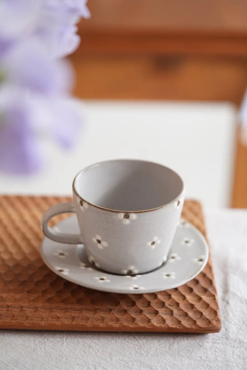 Kasai Kunitaro Teacup And Matching Saucer Set – Traditional Japanese Ceramics 1
