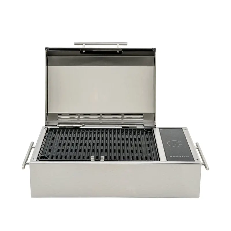 Kenyon Frontier 21-Inch 120V Compact Portable Electric Grill – Touch-Controlled 1