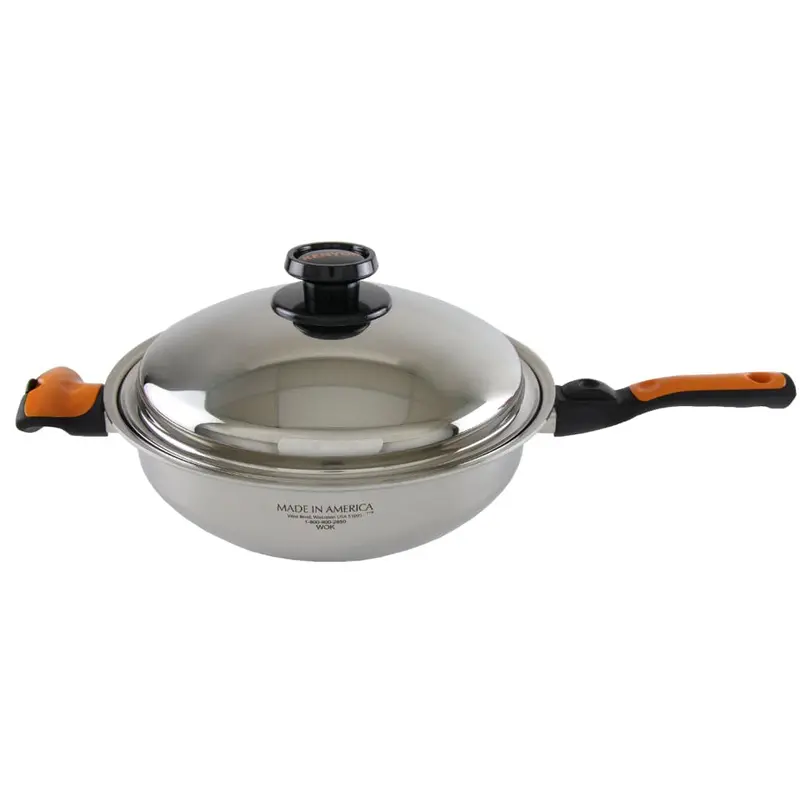 Kenyon Stacken 12-Inch Wok Set With Lid And Detachable Handles 1
