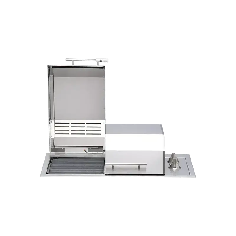 Kenyon Texan 30" Built-In Electric Grill – 2-Burner Split-Lid, 240V, Knob Control Only 2