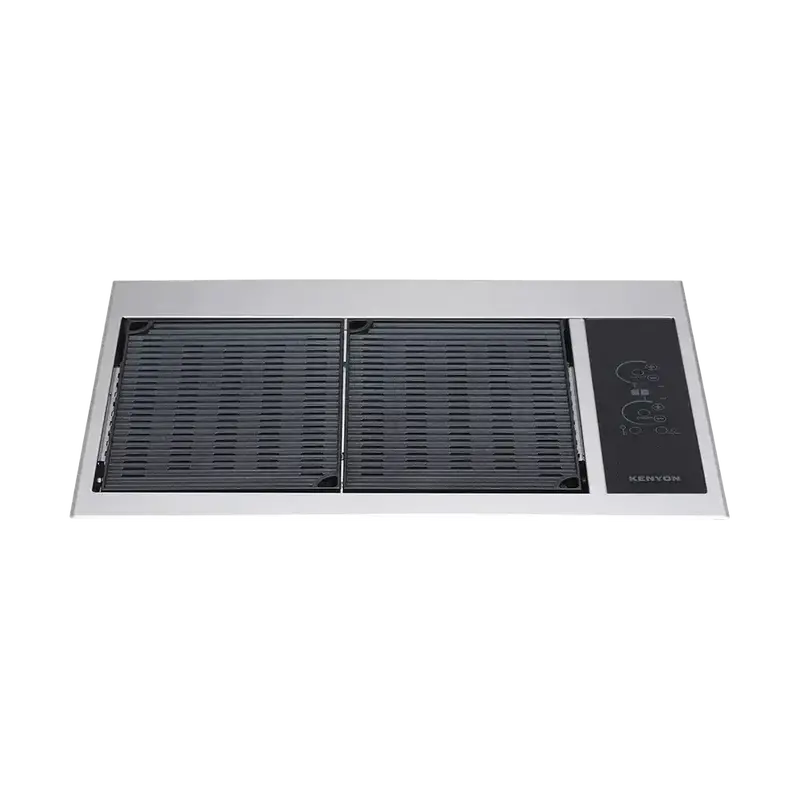 Kenyon Texan 30-Inch 240V 2-Burner Lidless Built-In Electric Grill – Touch-Activated 1