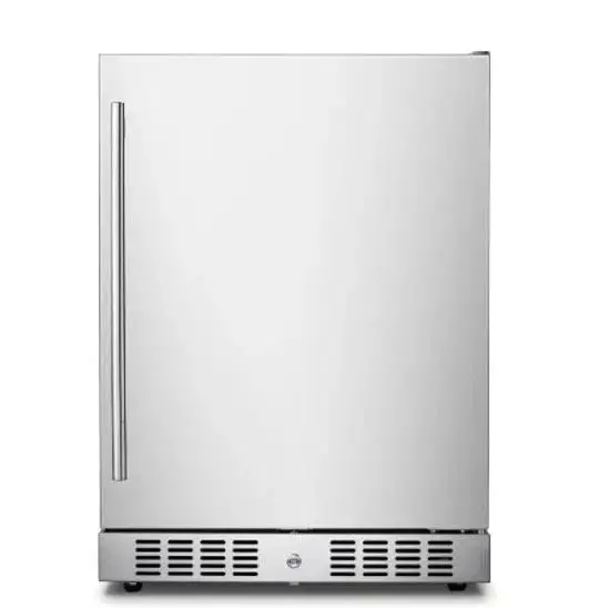 Kokomo Grills Professional Luxury 24-Inch Outdoor Kitchen Refrigerator 1
