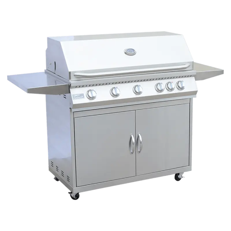 Kokomo Professional 40-Inch Freestanding Propane Gas Grill With 5 Burners & Cart 1