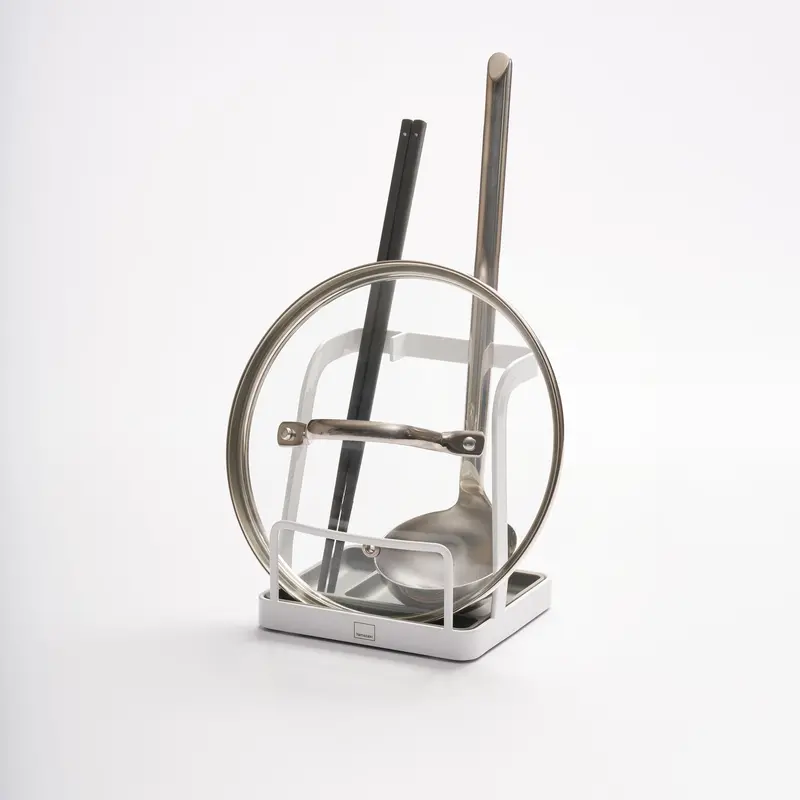 Large Lid And Ladle Holder – Stainless Steel Stand 1