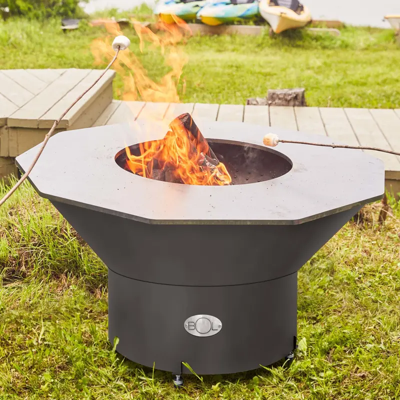 Le Bol 19-Inch Wood-Fired Outdoor Grill – Oxidized Patina Finish 1