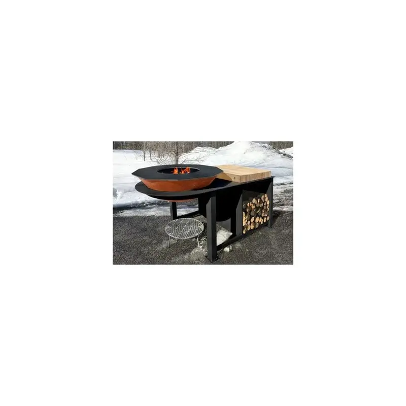 Le Bol Matte Black Adjustable Table With Integrated Counter And Under-Counter Storage 1