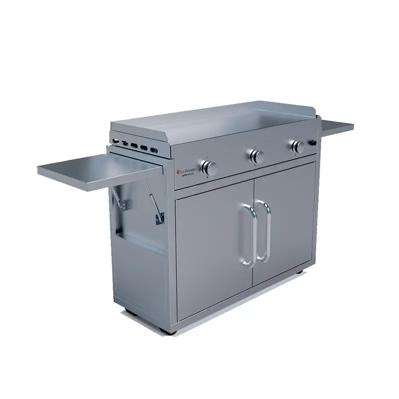 Le Griddle Big Texan 41" 3-Burner Freestanding Gas Griddle With Cart 1