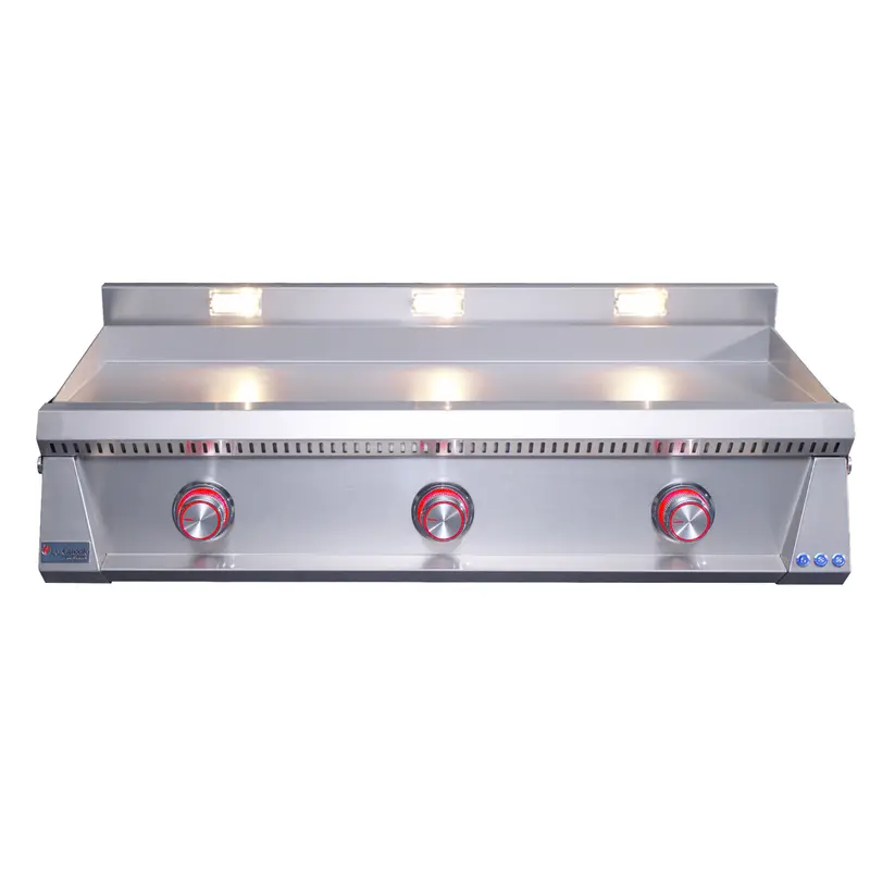 Le Griddle Pro Series 105 – 41" 3-Burner Natural Gas Flat Top Grill With Built-In Lights & 6Mm Steel Plate 2